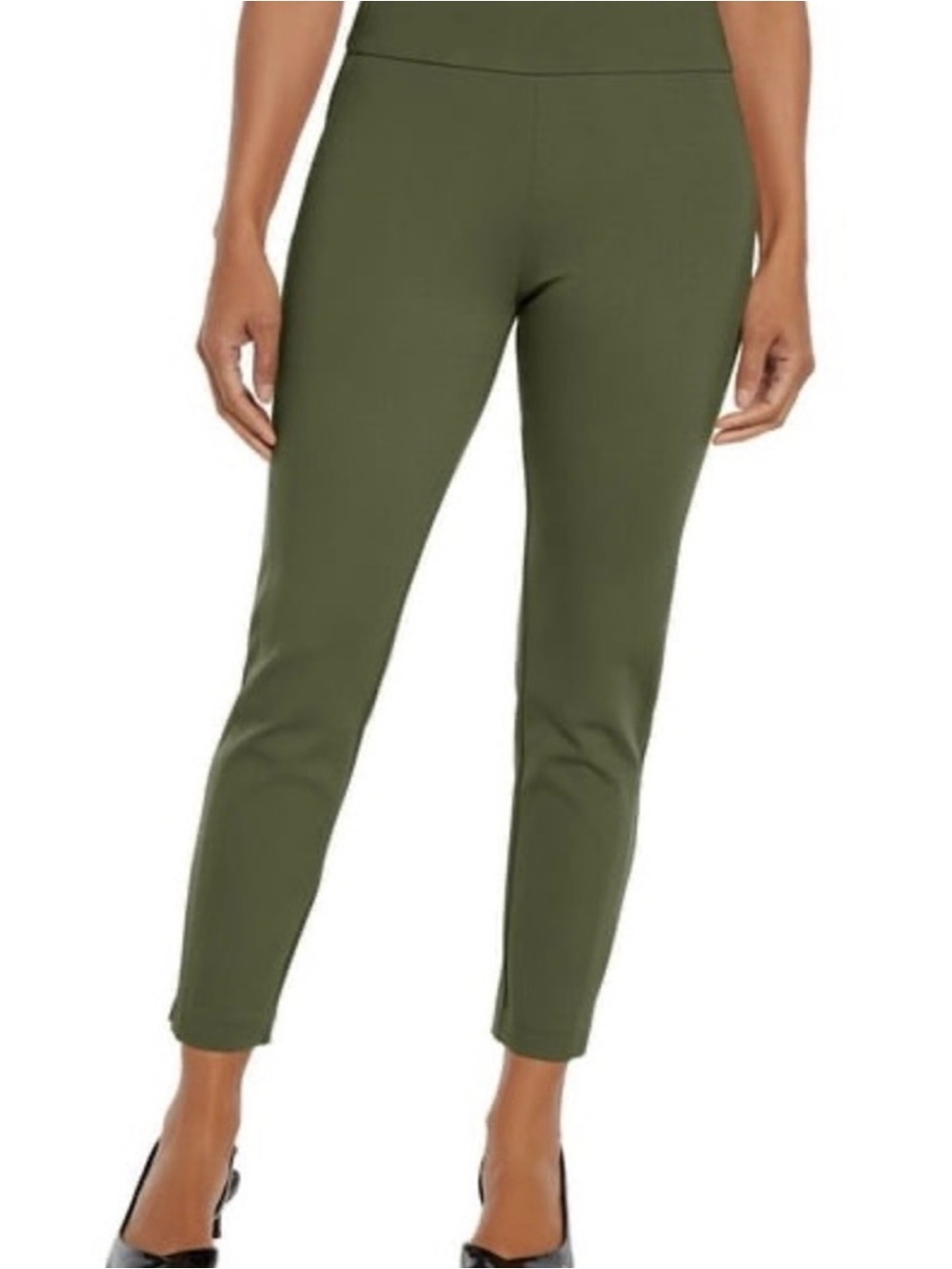 Express Green Ankle Slim Pants